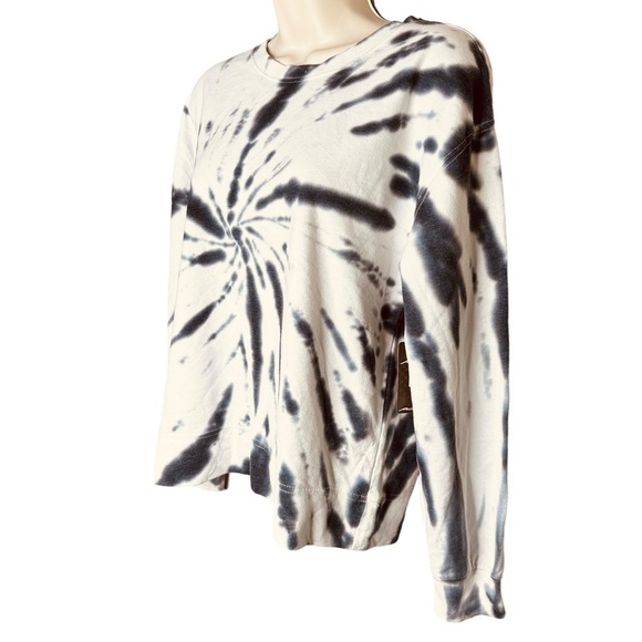 Activ 8 Tie Dye Hookup Sweatshirt Black & White Women’s Size M‎ - Picture 3 of 9